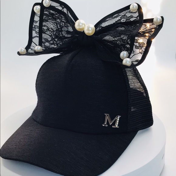 Kids BIG BOW Ball Hat - Picture 9 of 10